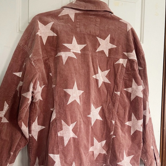 Star Patterned Corduroy Jacket - Picture 2 of 6